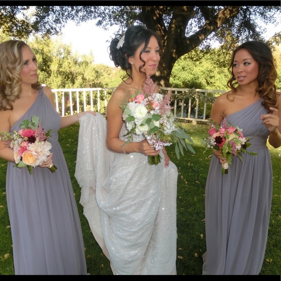 Donna Morgan silk chiffon Bridesmaid/prom gown - Picture 5 of 5